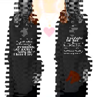 J'aimeraiment Les Bitcoins Et Les Dollars D'accord Trading Amusant Sweat-shirt pour femme - Cadeauxyz