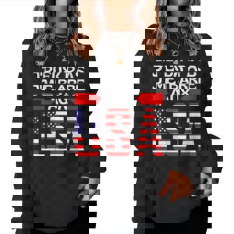 Je Ne Peux Pas Je Me Barre Aux Usa Je Pars Aux États Unis Sweat-shirt pour femme - Cadeauxyz