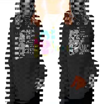 Je Ne Suis Pas Bizarre Je Suis Juste Plus Créatif Anime Girl Sweat-shirt pour femme - Cadeauxyz