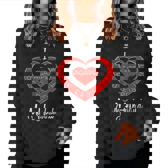 Je Storge Philia Eros Agape J'aime Mon Mari Sweat-shirt pour femme - Cadeauxyz