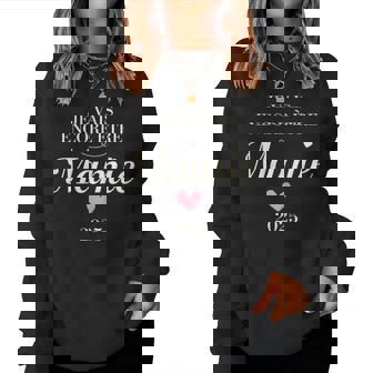 Jeais Encore Être Mamie 2025 Pour Futures Grands-Mères Sweat-shirt pour femme - Cadeauxyz
