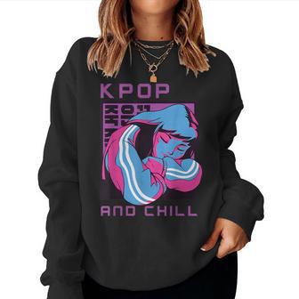 Korean K-Pop And Chill Girl Sweatshirt Frauen - Geschenkecke