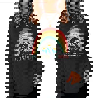 Laie Est Meilleure Dans Les Amateurs De Jardinage Arc-En-Ciel Sweat-shirt pour femme - Cadeauxyz