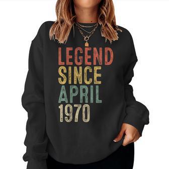 Legend 1970 55Th Birthday For 55 Year Old Women Sweatshirt - Thegiftio UK