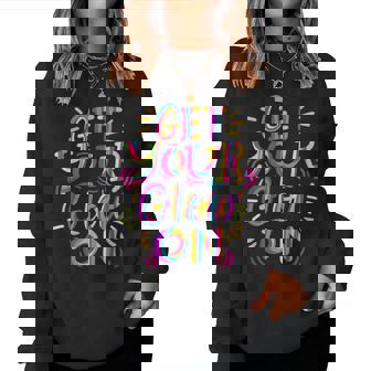 Let's Crazy Costume Birthday Glowing Retro 80S 90S Men Women Sweatshirt - Thegiftio UK