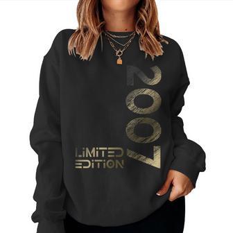 Limited Edition Jahrgang 2007 Junge Mädchen 18 Geburtstag Sweatshirt Frauen - Geschenkecke