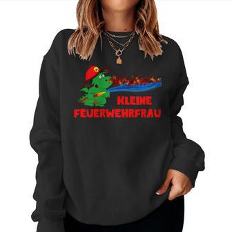 Little Fireman The Fire Brigade Girl Mum Sweatshirt Frauen - Geschenkecke