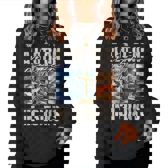 A Lot Can Happen In 3 Days Religious Jesus Cross Christian Women Sweatshirt - Monsterry