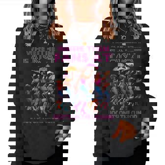 Where Them Fans At Boots On The Ground Linedance Girls Women Sweatshirt | Seseable CA