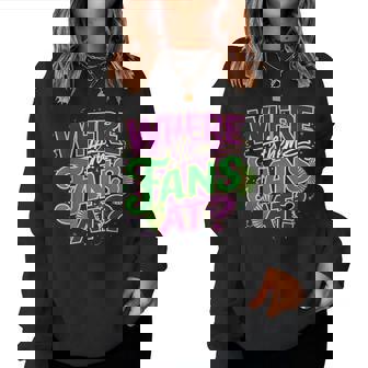 Where Them Vintage Fans At Black Girl For Girls Women Sweatshirt | Seseable CA
