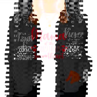 Mama Of The Birthday Sweetheart Birthday Girl Bday Party Women Sweatshirt - Monsterry