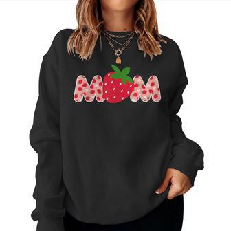 Mom Strawberry First Birthday Family Strawberry Women Sweatshirt - Thegiftio UK