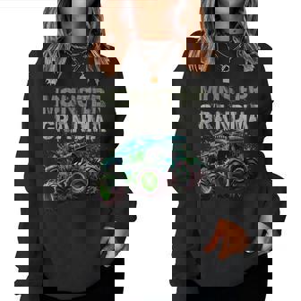 Monster Truck Grandma Family Matching Monster Truck Lovers Women Sweatshirt | Seseable UK