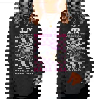 In My Monster Truck Mama Era Monster Truck Are My Jam Women Sweatshirt | Mazezy