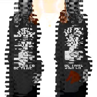 Mother And Son Best Team Ever Sons Mom Matching Mother's Day Women Sweatshirt | Mazezy