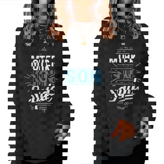 Mother Son Squad Matching Mom Mother Son Mommy Women Sweatshirt | Mazezy