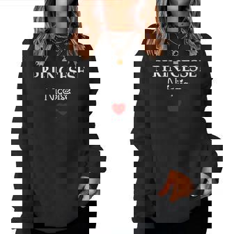Nice Je Suis Une Princesse Niçoise Sweat-shirt pour femme - Cadeauxyz