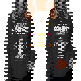 Niveau Maman Débloqué Future Mere Annonce Grossesse Original Sweat-shirt pour femme - Cadeauxyz