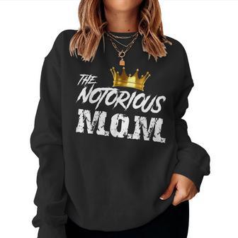 Old School Hip Hop Notorious Mom Women Sweatshirt - Thegiftio UK