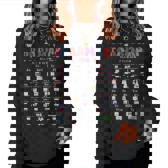 Pharmacy Alphabet Pharmacist Technician Medicine Nurse Pills S Sweatshirt Frauen - Geschenkecke