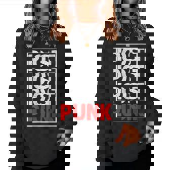 Post Punk Punker Rocker Musique Punk Rock Sweat-shirt pour femme - Cadeauxyz