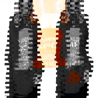Potiron Spice And Everything Nice Coffee Automne Sweat-shirt pour femme - Cadeauxyz