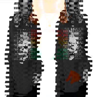 Punk Rock Mamá Punk Es Sin Mangas Sudadera Mujer - Regaloses