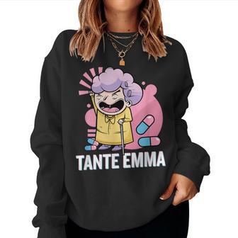 Raver Aunt Emma Ballern Techno Edm Rave Dj Sweatshirt Frauen - Geschenkecke