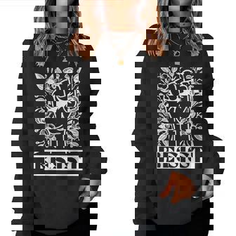 Resist Floral Political Protest Strong Women Women Sweatshirt - Seseable
