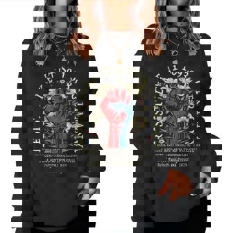 Resist Like It's 1938 Germany Floral Boho Retro Women Sweatshirt - Seseable