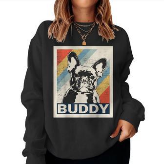 Retro French Bulldog For And Women Sweatshirt Frauen - Geschenkecke