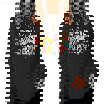 Retro Groovy Grammy Family Matching Mother's Day Women Sweatshirt - Thegiftio