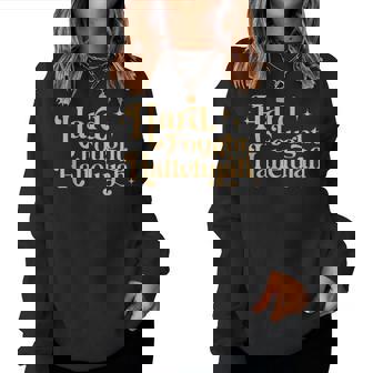 Retro Hard Fought Hallelujah Christian Women Sweatshirt - Monsterry