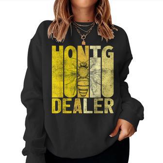 Retro Honey Dealer Beekeeper Bee Beekeeper Sweatshirt Frauen - Geschenkecke