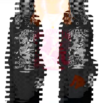 Retro Pink Girl Pony Club Disco Party Western Cowgirl Rodeo Women Sweatshirt - Thegiftio