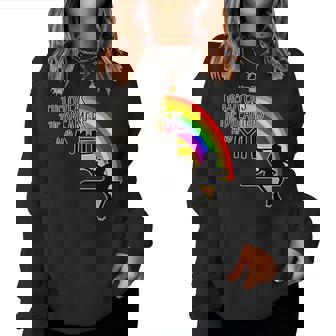 Retro Rainbow Frog Connection The Lovers The Dreamers Women Sweatshirt - Seseable
