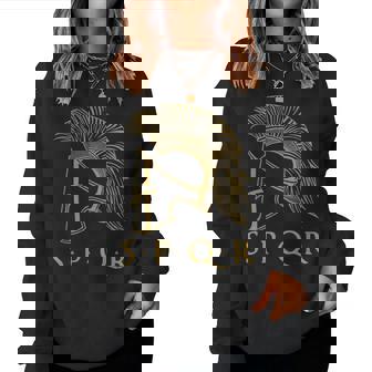 Roma Spqr Historia Romana Sudadera Mujer - Regaloses