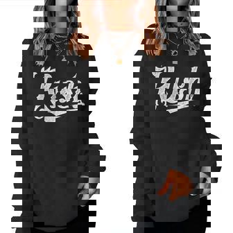 Rush Surname Vintage Retro Boy Girl Women Sweatshirt | Seseable CA