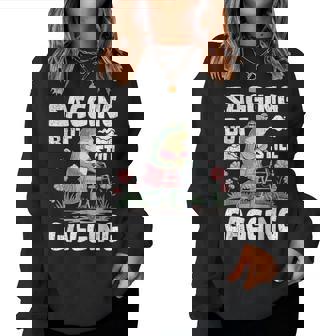 Sagging But Still Gagging Meme Frog Humor Girls Women Sweatshirt - Seseable