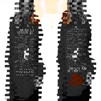 Schrödingers Cat The Escape Plan Science Teacher Women Sweatshirt - Thegiftio