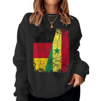 Senegal Germany Flag Children Senegal Sweatshirt Frauen - Geschenkecke