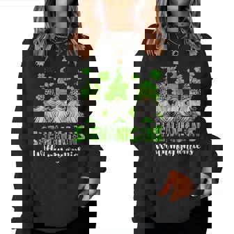 Shenanigans With My Gnomies St Patrick's Day Gnomes Women Women Sweatshirt - Thegiftio UK
