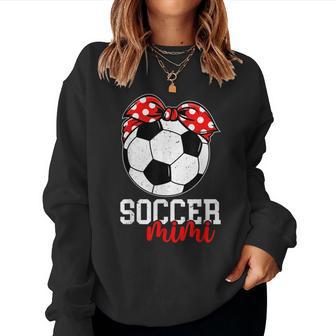 Soccer Mimi Grandma Mimi Of A Soccer Player Mimi Women Sweatshirt - Thegiftio