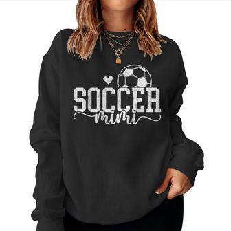 Soccer Mimi Grandma Proud Mimi Of A Soccer Player Mimi Women Sweatshirt - Thegiftio