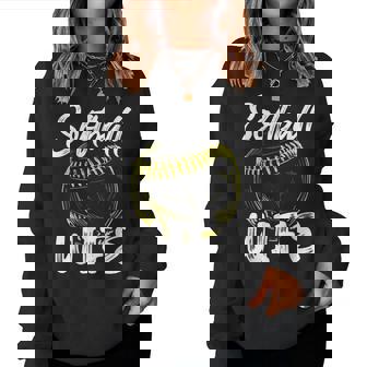 Softball Wife For Family Matching Players Women Sweatshirt | Mazezy