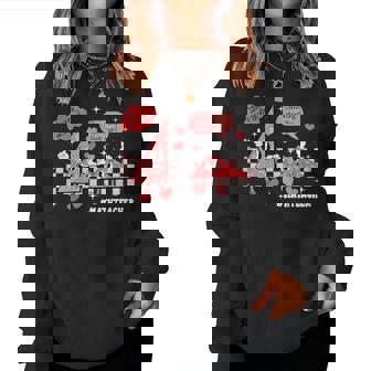 Something About This Feels Right Math Teacher Valentine Day Women Sweatshirt | Mazezy