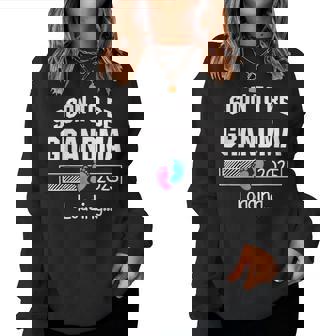 Soon To Be Grandma 2025 Loading Promoted To Grandma Apparel Women Sweatshirt - Seseable
