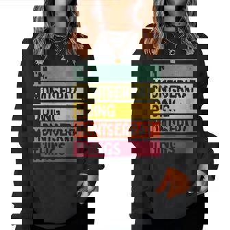 Soy Montserrat Haciendo Cosas De Montserrat Nombre Personalizado Divertido Cuello Sudadera Mujer - Regaloses