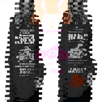 Soy Una Mamá Motera Como Una Mamá Normal Pero Más Guay Sudadera Mujer - Regaloses