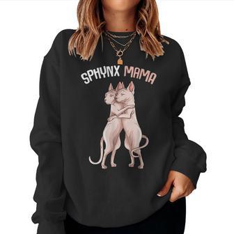 Sphynx Mama Cat Sphinx Naked Cat Cat Lovers S Sweatshirt Frauen - Geschenkecke